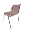 OK505GC Stackable Plastic Linking Chair with Chrome Steel Frame for Conference Training Event Row Seating