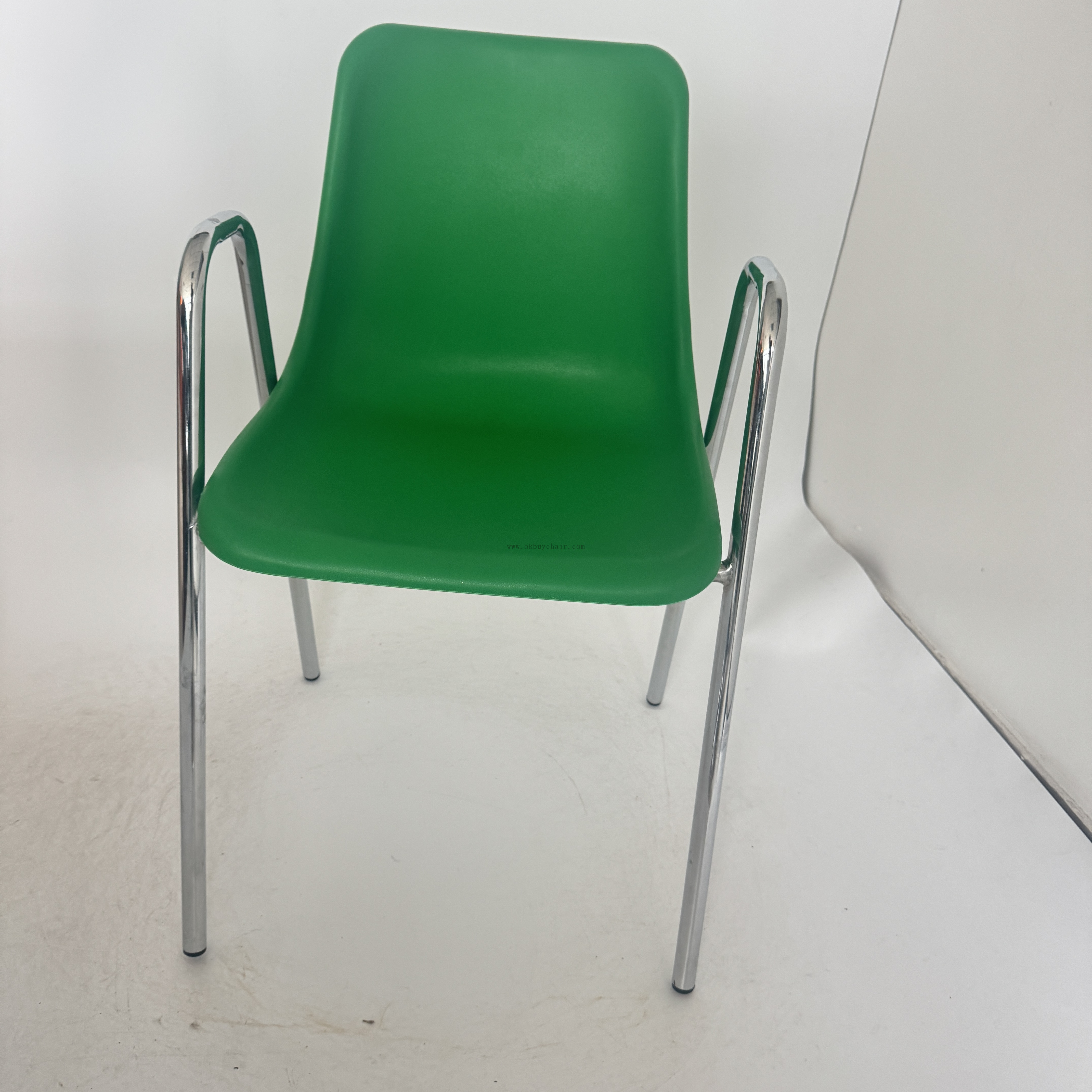 Stackable PP Plastic Conference Arm Chair