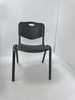 Wholesale PP Plastic Multi-purpose Hall Chair for Educational Institutions and Meeting Rooms, Powder Coated Iron Frame