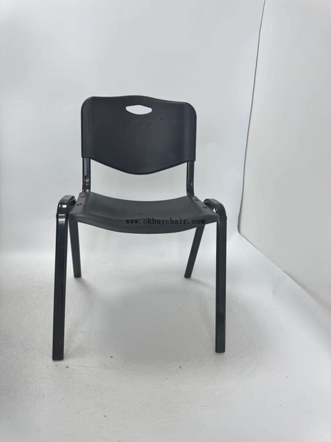 Wholesale PP Plastic Multi-purpose Hall Chair for Educational Institutions and Meeting Rooms, Powder Coated Iron Frame