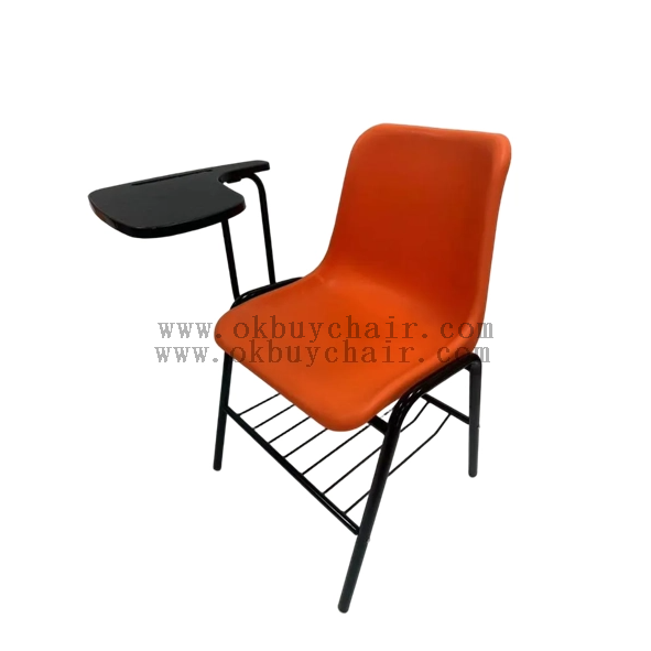 OK-505XNS PP School Training Chair with Writing Tablet and Book Basket