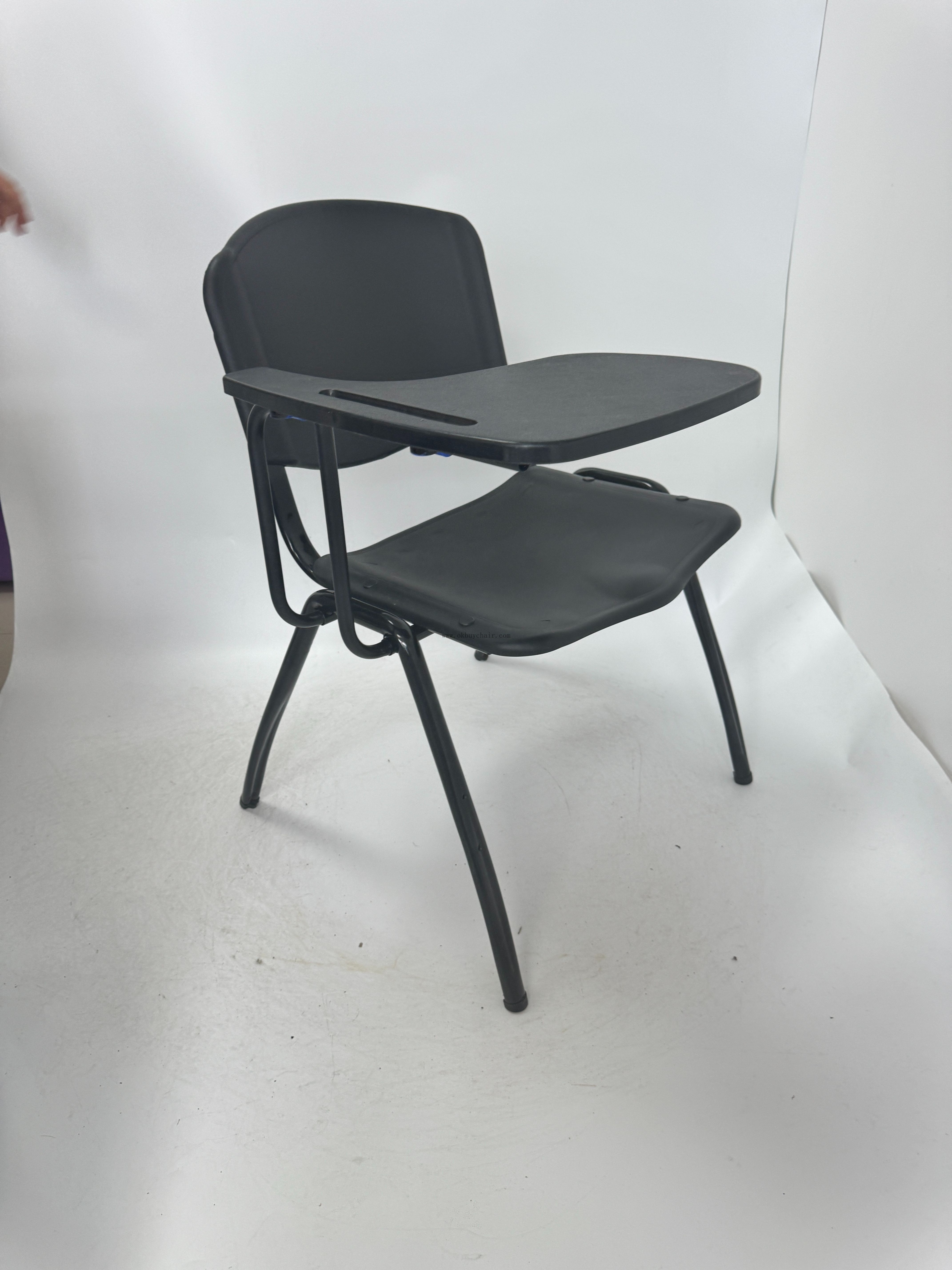 OK-510MX Horseshoe Base Plastic Conference Chair with Writing Tablet for Conference Halls